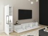 Woonkamerset Sarasota 192 (Wit + Glanzend wit)
