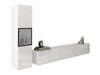 Woonkamerset Sarasota 192 (Wit + Glanzend wit)