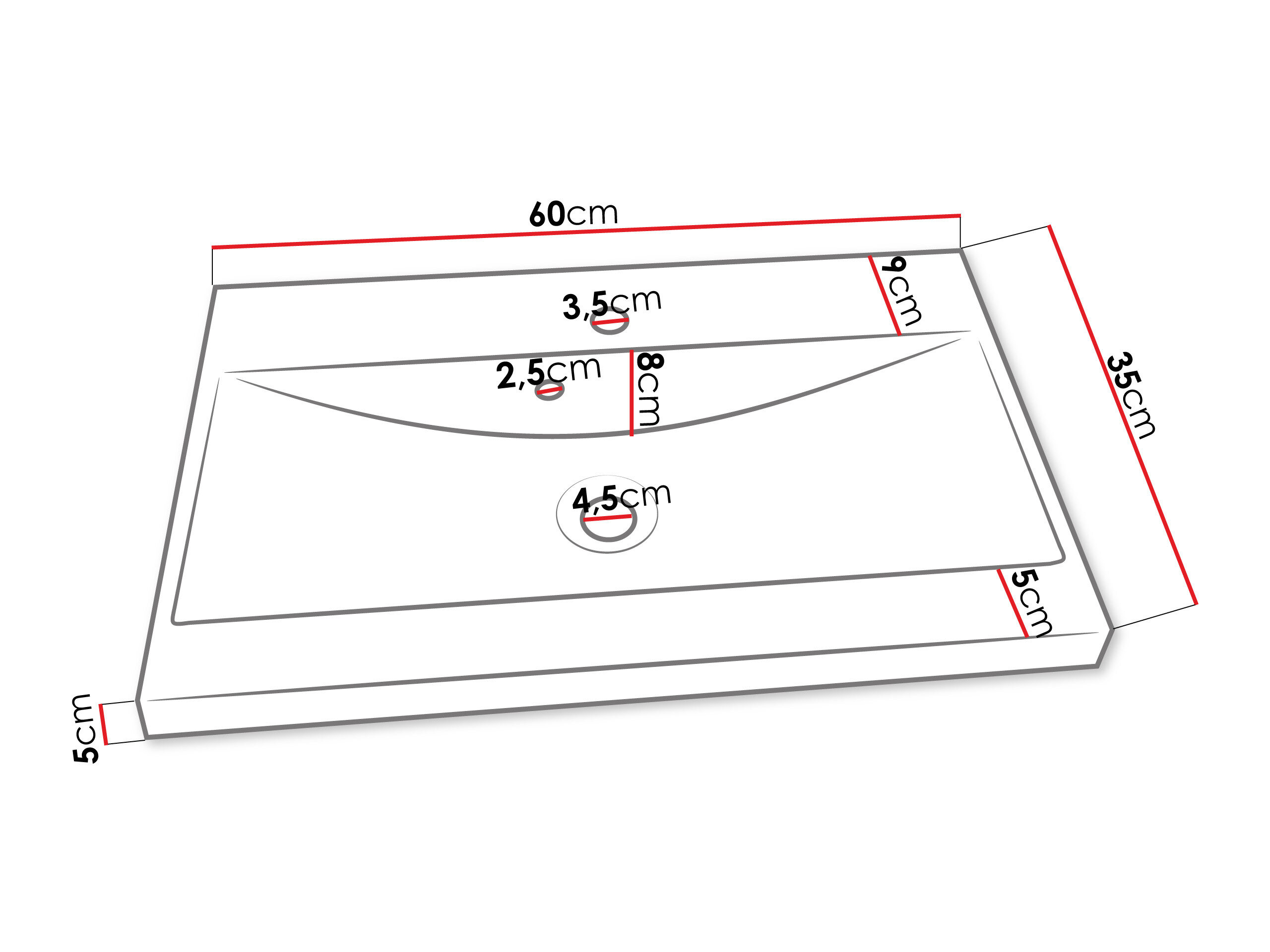 Badeværelsessæt Sarasota 194 (Grafit)