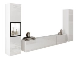 Woonkamerset Sarasota 193 (Wit + Glanzend wit)