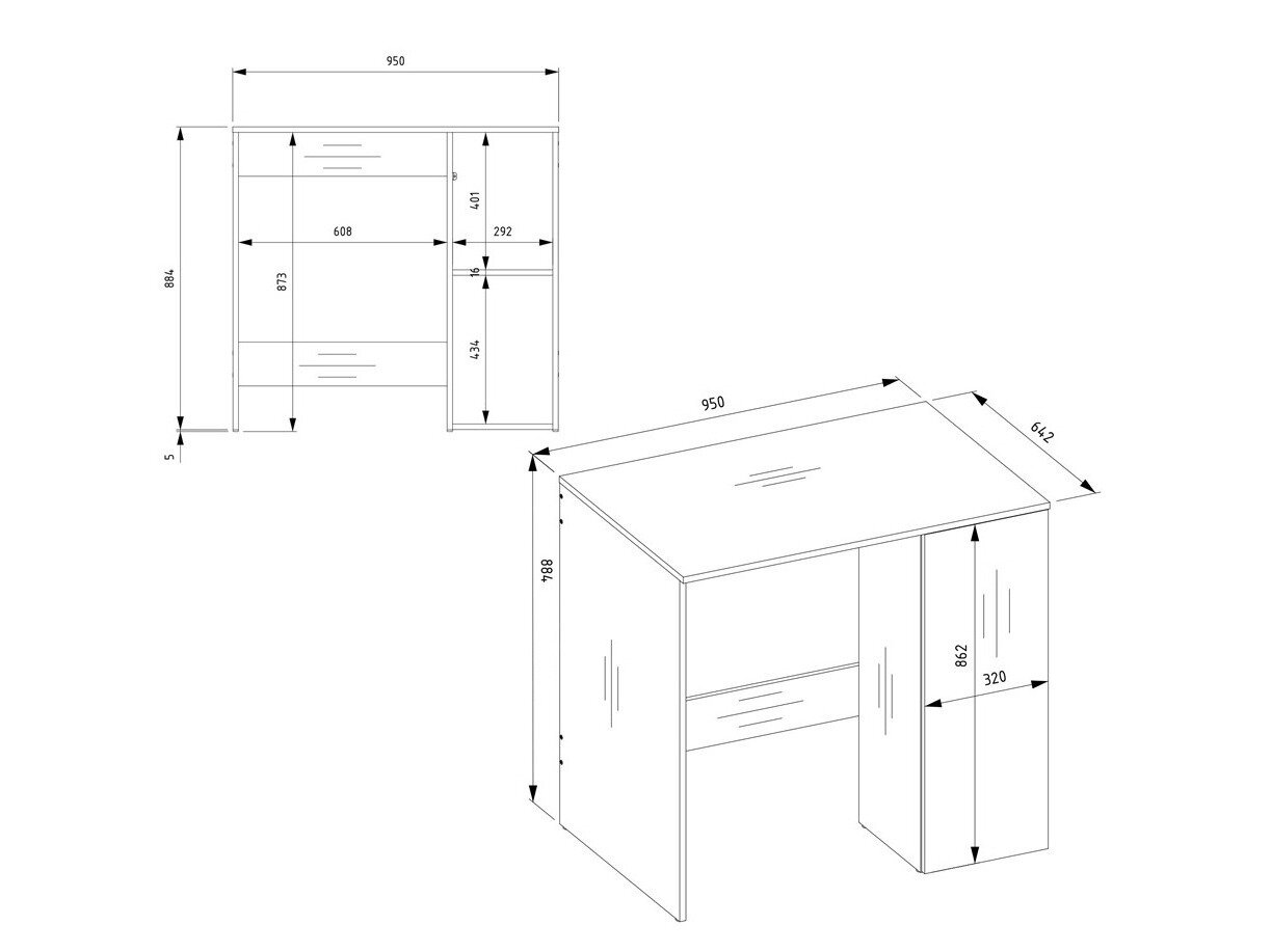 Stående badeværelsesskab Balelbo 109