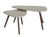 Salontafel set Ontario 202 (Kasjmier + Notenhout)