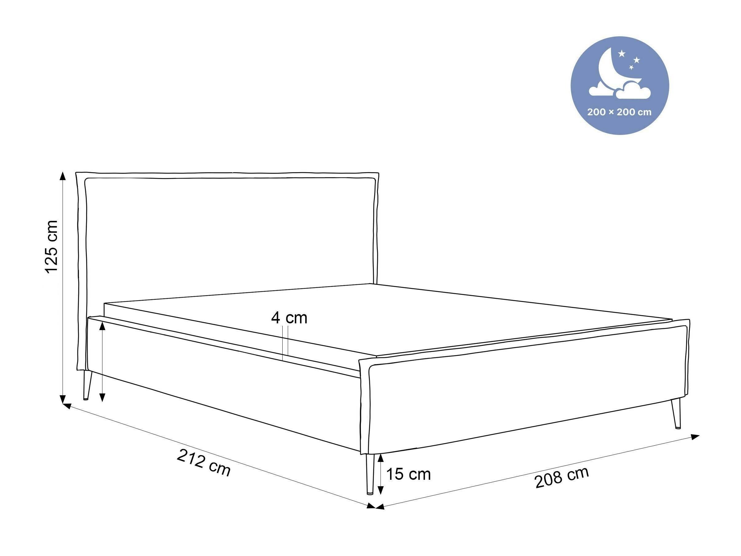 Krevet Hesperia 116 (Dream Velvet 202.17)