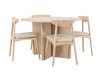 Eetkamerset Dallas 4986 (Licht hout)