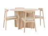 Eetkamerset Dallas 4986 (Licht hout)