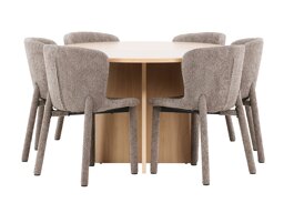 Eetkamerset Dallas 4989 (Eiken)
