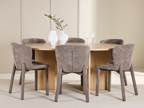 Eetkamerset Dallas 4989 (Eiken)
