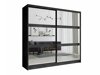Set dormitor Fivnola 104 (Frasin negru)