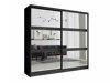 Set dormitor Fivnola 104 (Frasin negru)