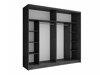 Set dormitor Fivnola 104 (Frasin negru)