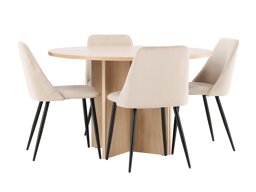 Eetkamerset Dallas 4991 (Eiken)