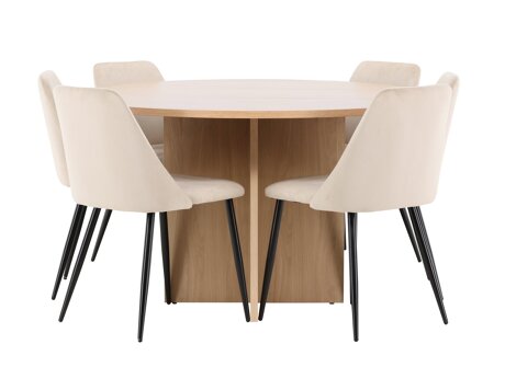 Eetkamerset Dallas 4992 (Eiken)