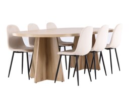 Eetkamerset Dallas 4998 (Beige)