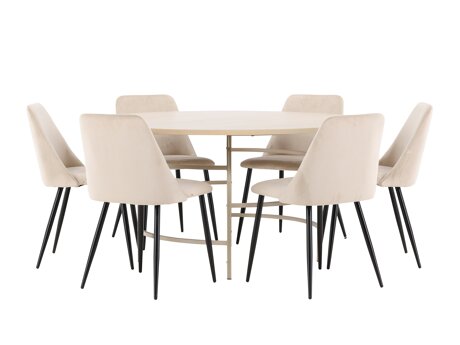 Essgruppe Dallas 4994 (Hellbraun)