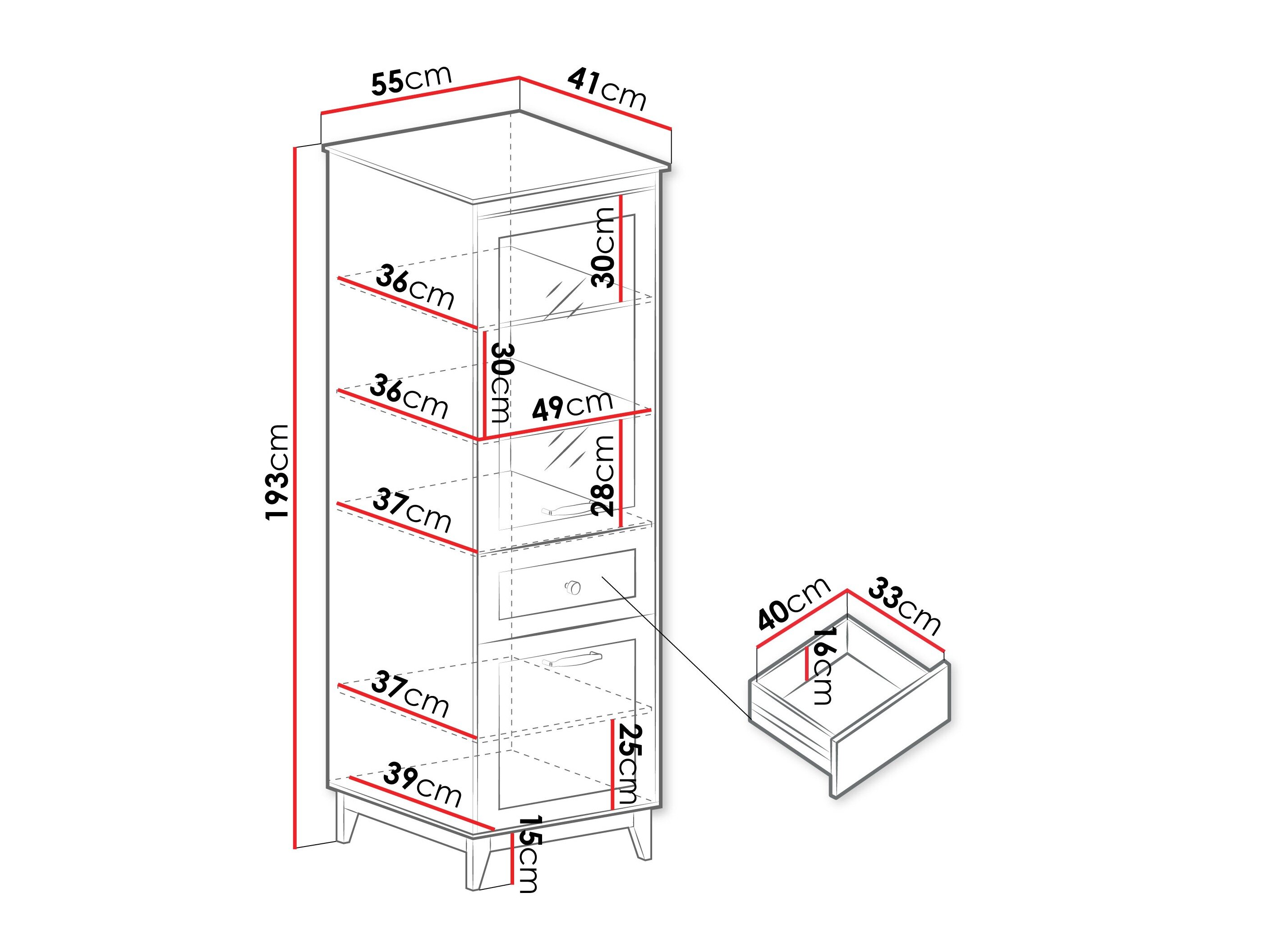 Boekenkast Sonfera 105
