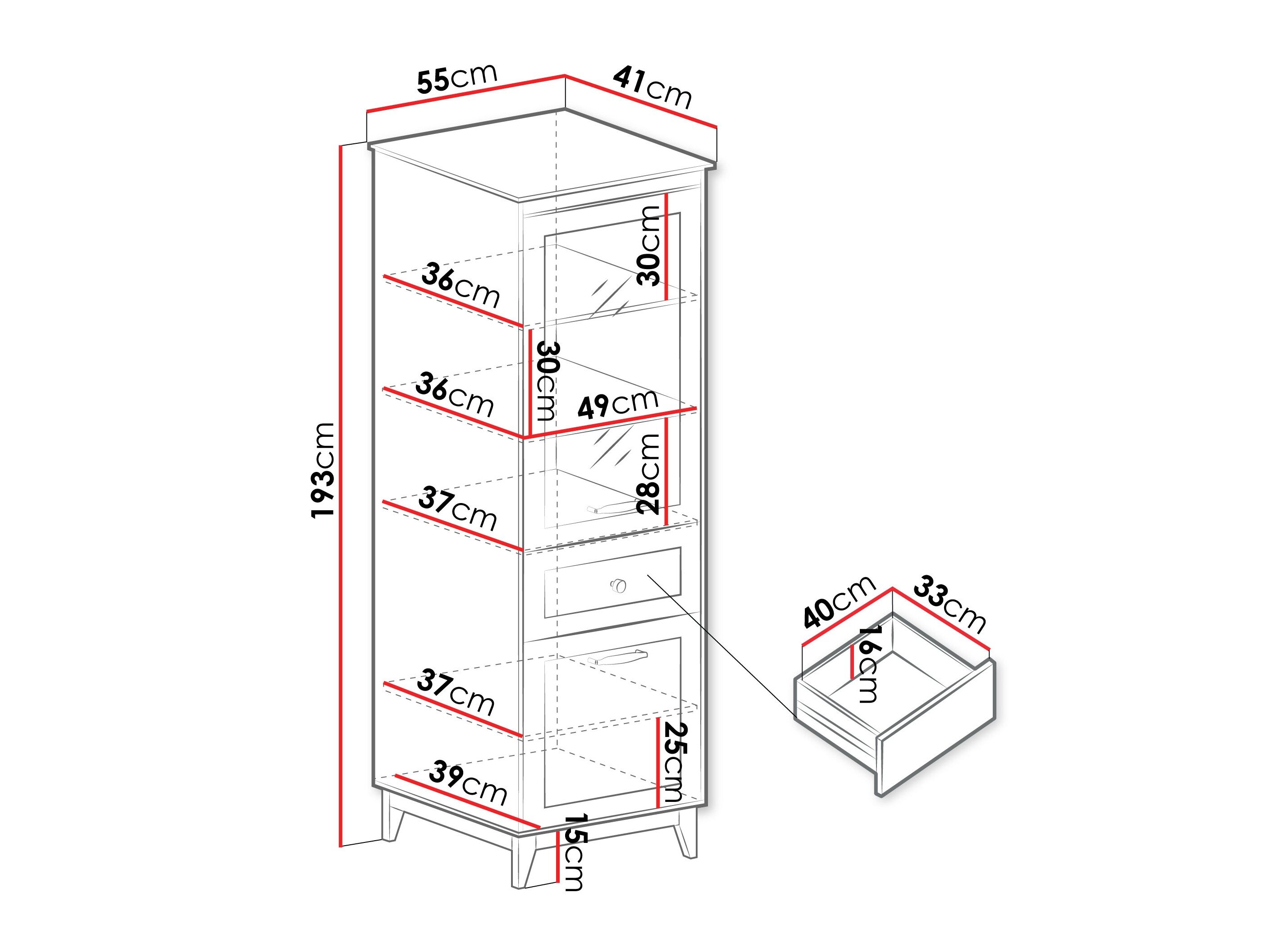 Boekenkast Sonfera 105