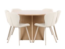 Eetkamerset Dallas 5010 (Eiken)