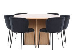 Eetkamerset Dallas 5013 (Eiken)