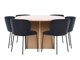 Eetkamerset Dallas 5013 (Eiken)