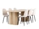 Eetkamerset Dallas 5018 (Beige)