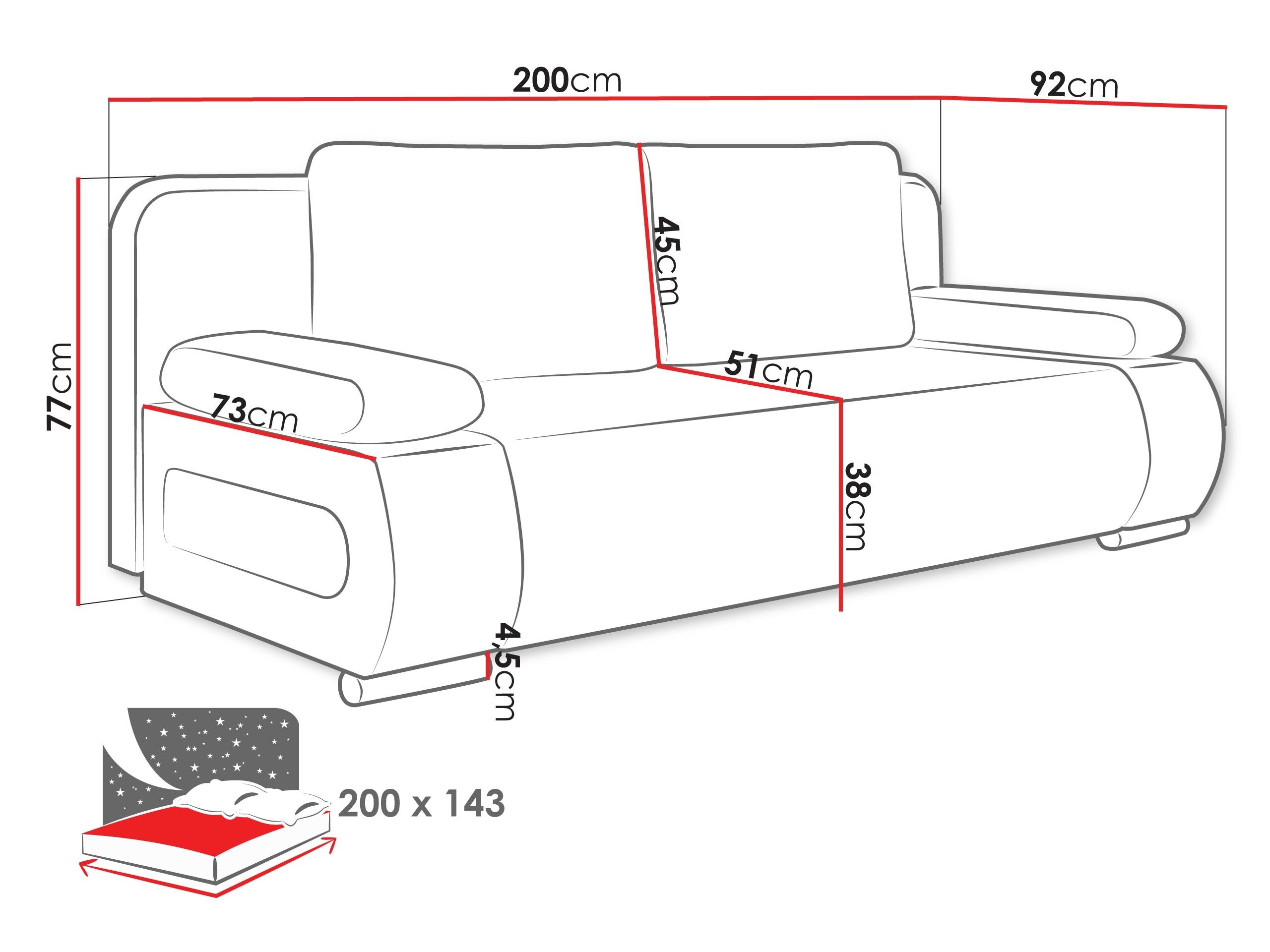 Sovesofa Comfivo Pudor (Nazar 225.02)