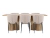 Eetkamerset Dallas 5021 (Beige)