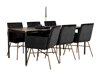 Essgruppe Dallas 5034 (Schwarz + Kupfer)