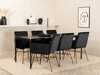 Essgruppe Dallas 5034 (Schwarz + Kupfer)