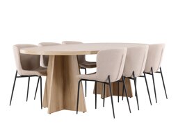 Eetkamerset Dallas 4990 (Beige)