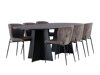 Eetkamerset Dallas 5052 (Bruin)