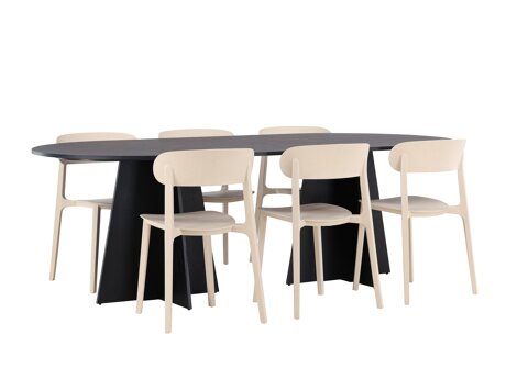 Eetkamerset Dallas 5055