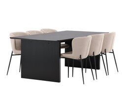 Eetkamerset Dallas 5066 (Beige)
