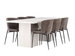 Eetkamerset Dallas 5080 (Bruin)