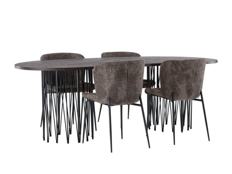 Essgruppe Dallas 5065 (Braun)