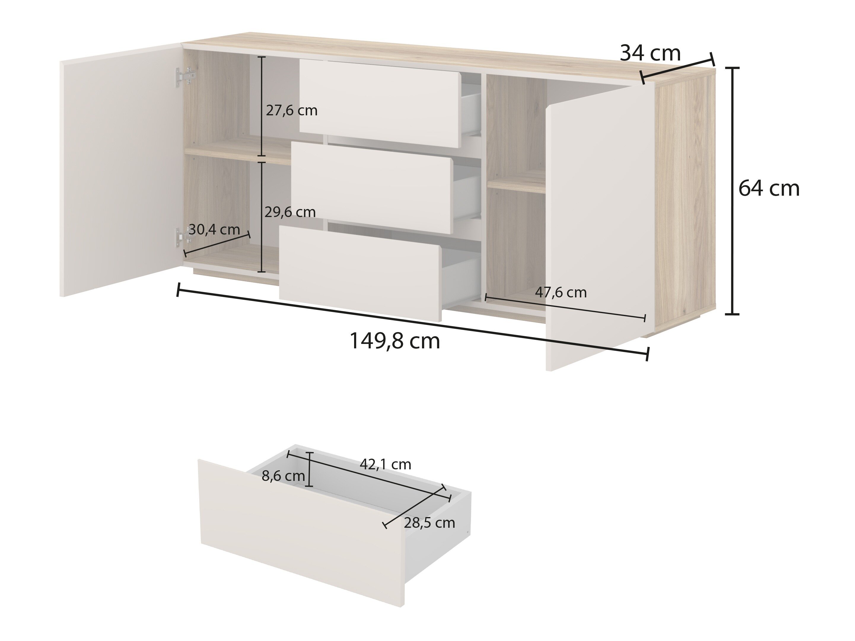 Stuemøbelsæt Alsono 105