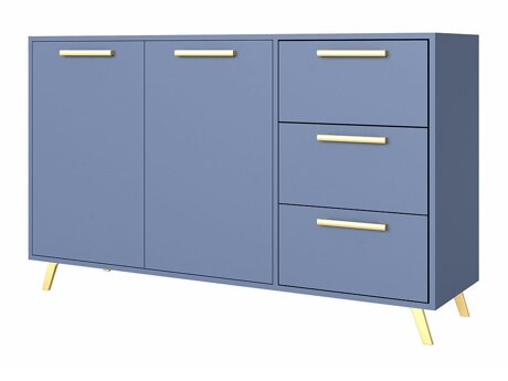 Ladekast Rosa (Blauw + Gouden)