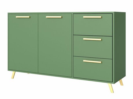 Ladekast Rosa (Groen + Gouden)