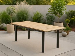 Lauko stalas Dallas 2844 (Juoda + Ruda)