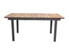 Lauko stalas Dallas 2844 (Juoda + Ruda)