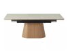 Bord Detroit 932 (Lys travertin + Egetræ)