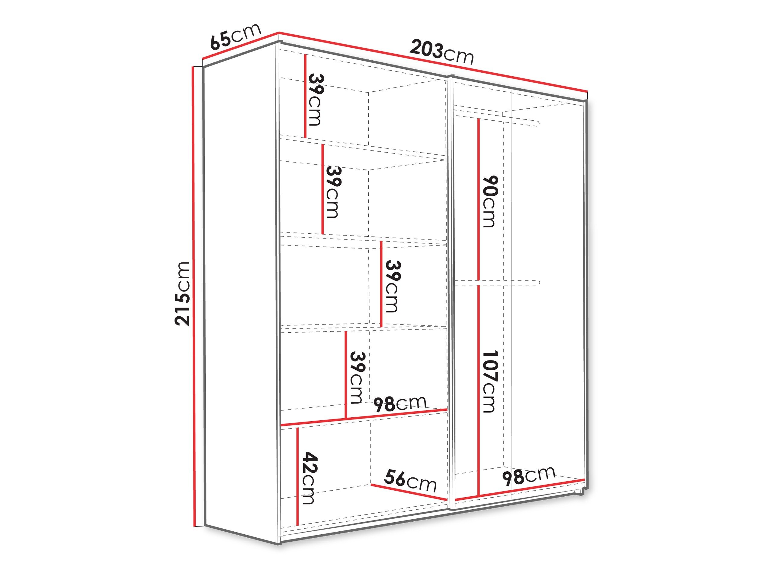 Garderobeskab Honolulu 267