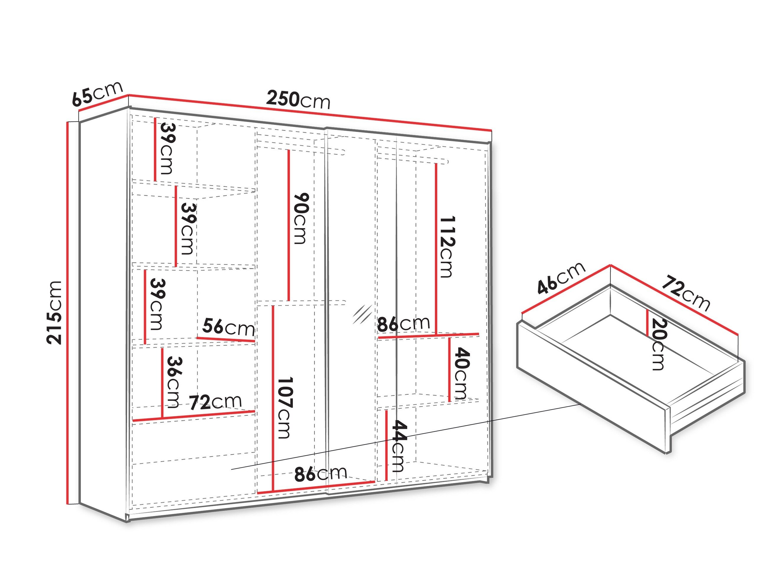 Garderobeskab Honolulu 268