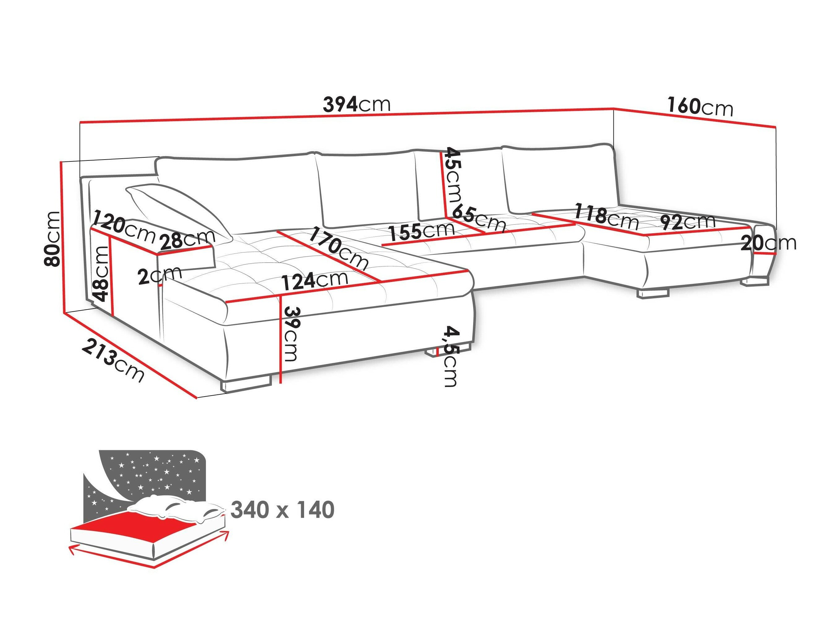 Hjørnesofa Comfivo 106 (Soft 011 + Lawa 06)