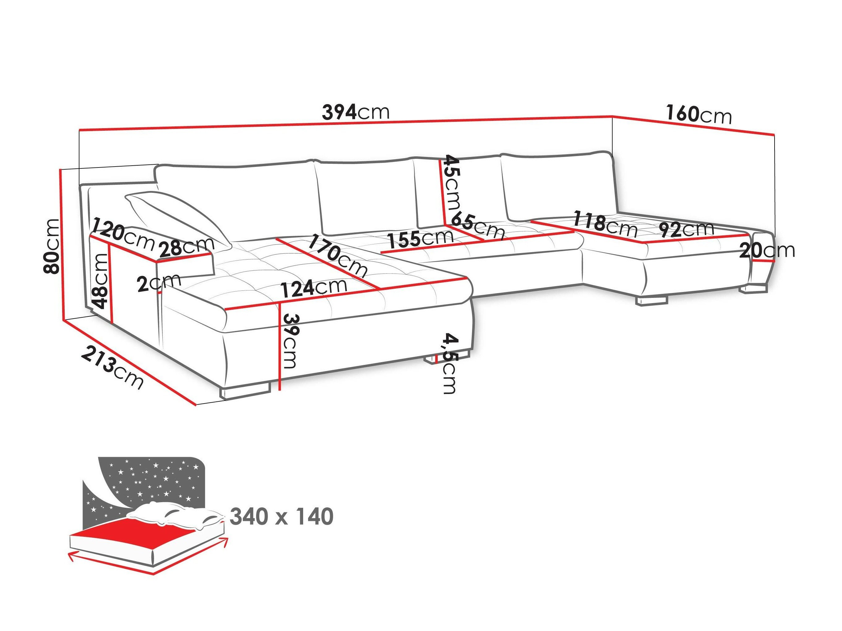 Hjørnesofa Comfivo Oliva I (Venus Velvet 2932 + Miu 2059)