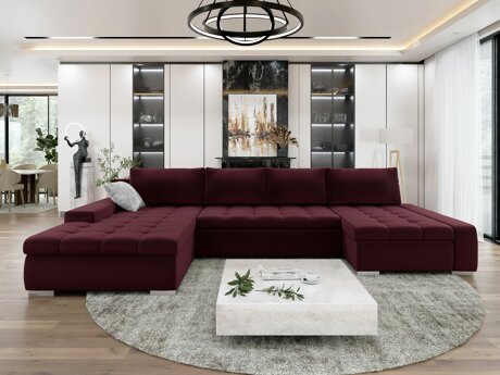 Hjørnesofa Comfivo Oliva I (Venus Velvet 2932 + Miu 2059)