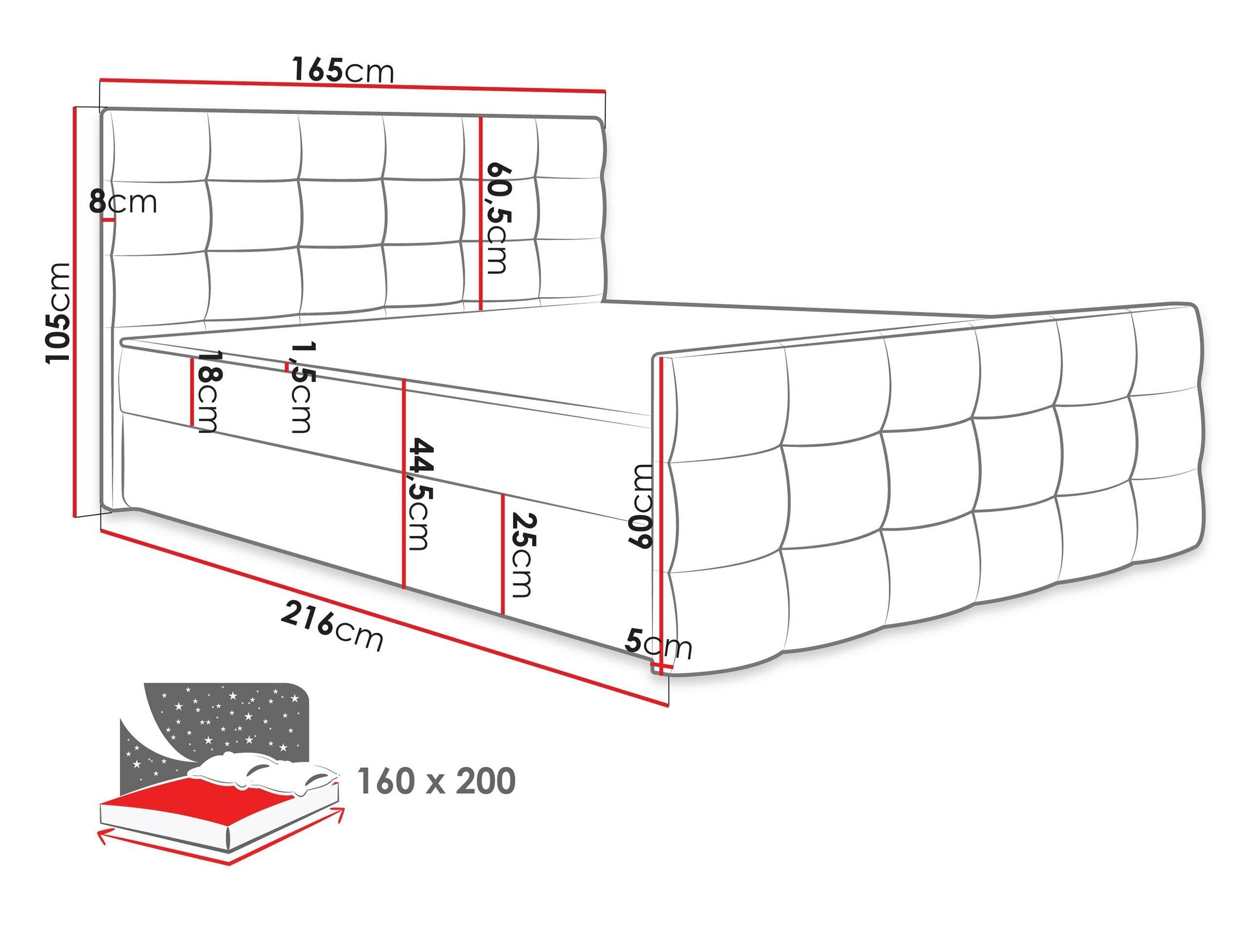 Boxspring Memphis 113 (Rico 13)