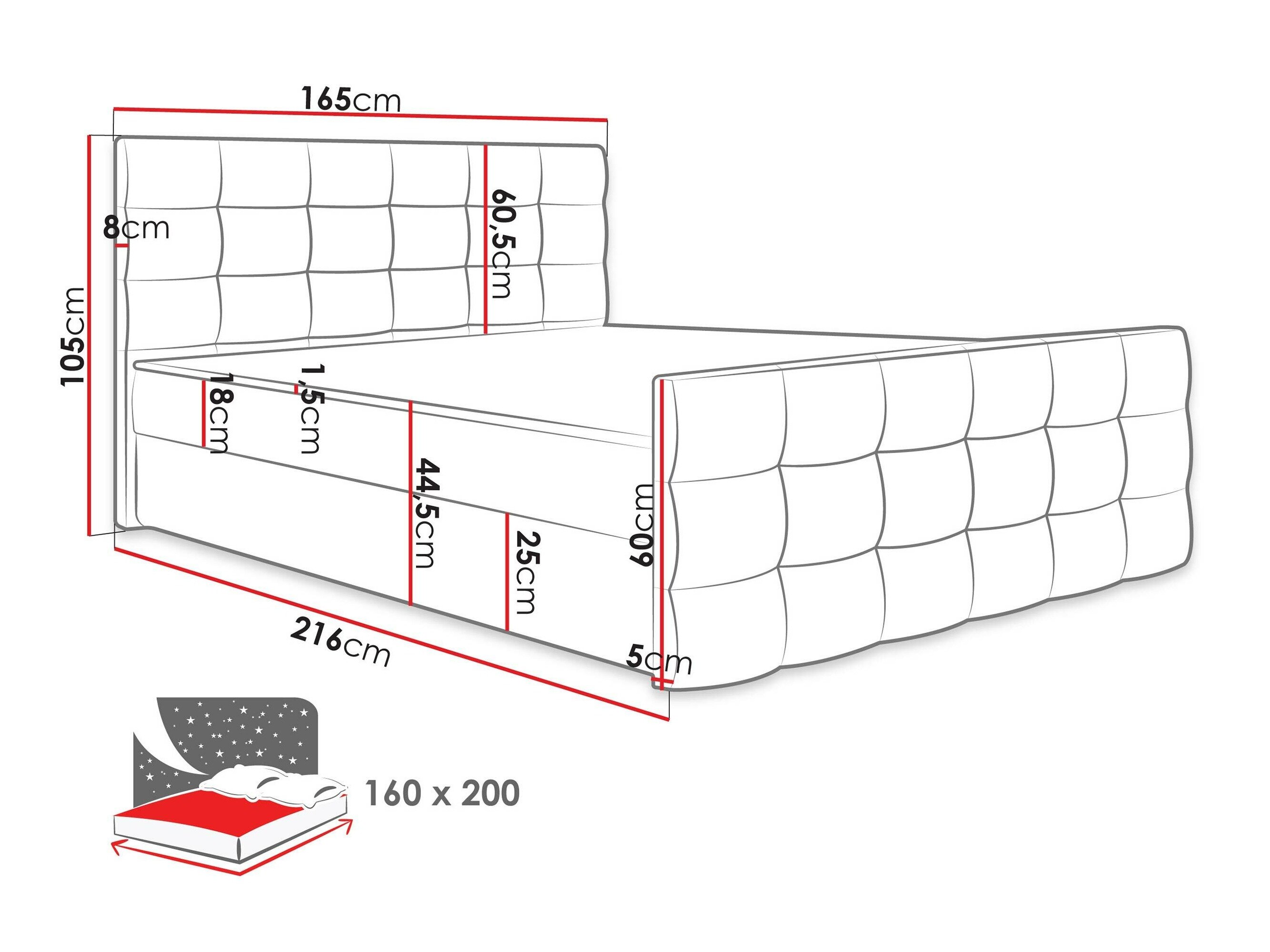 Boxspring Memphis 113 (Rico 23)