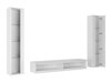 Stuemøbelsæt Vilrin V (Hvid + Glansfuld hvid)