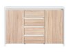 Ladekast Nolroma 103 (Wit + Sonoma eik)