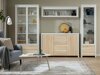 Boekenkast Nolroma 113 (Wit + Sonoma eik)